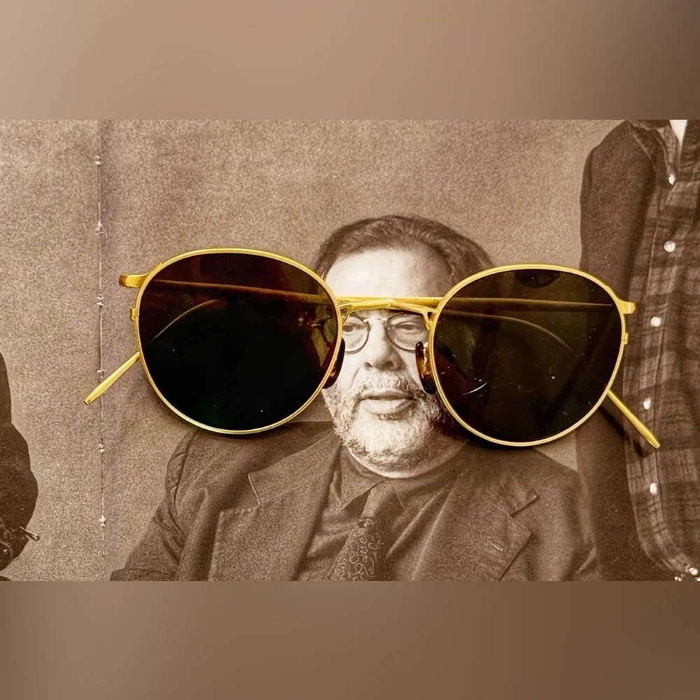 Vintage Oliver People LA Series Gold Aviator Sunglasses - Picture 9 of 12
